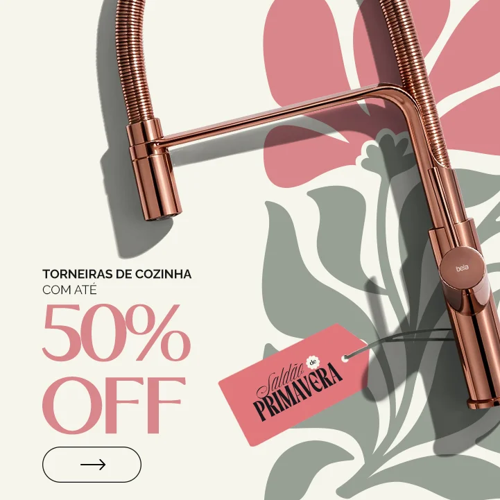 Banner Saldão de Primavera - Torneiras Cozinha