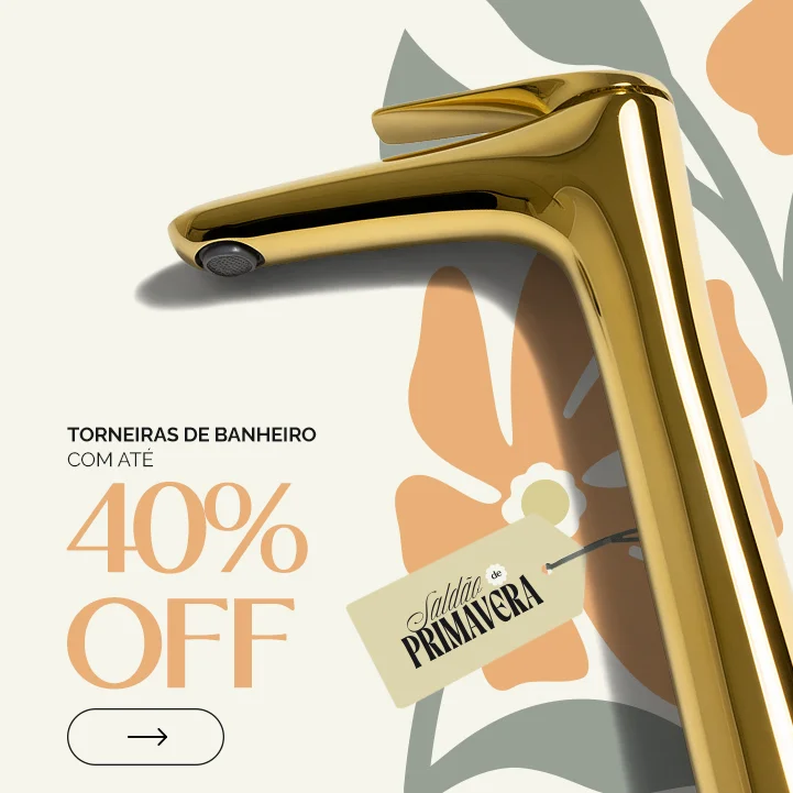 Banner Saldão de Primavera - Torneiras Banheiro