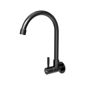 Produto Torneira de Parede para Cozinha Inox (Brava Preta Fosca)