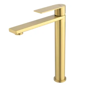 Produto Torneira Monocomando Alta para Banheiro Inox (Bell Ouro Fosca)