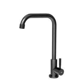 Produto Torneira Giratória de Cozinha Inox (Grace Preta Fosca)